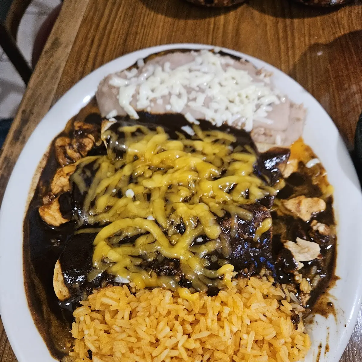 Chile Relleno Rice and Beans