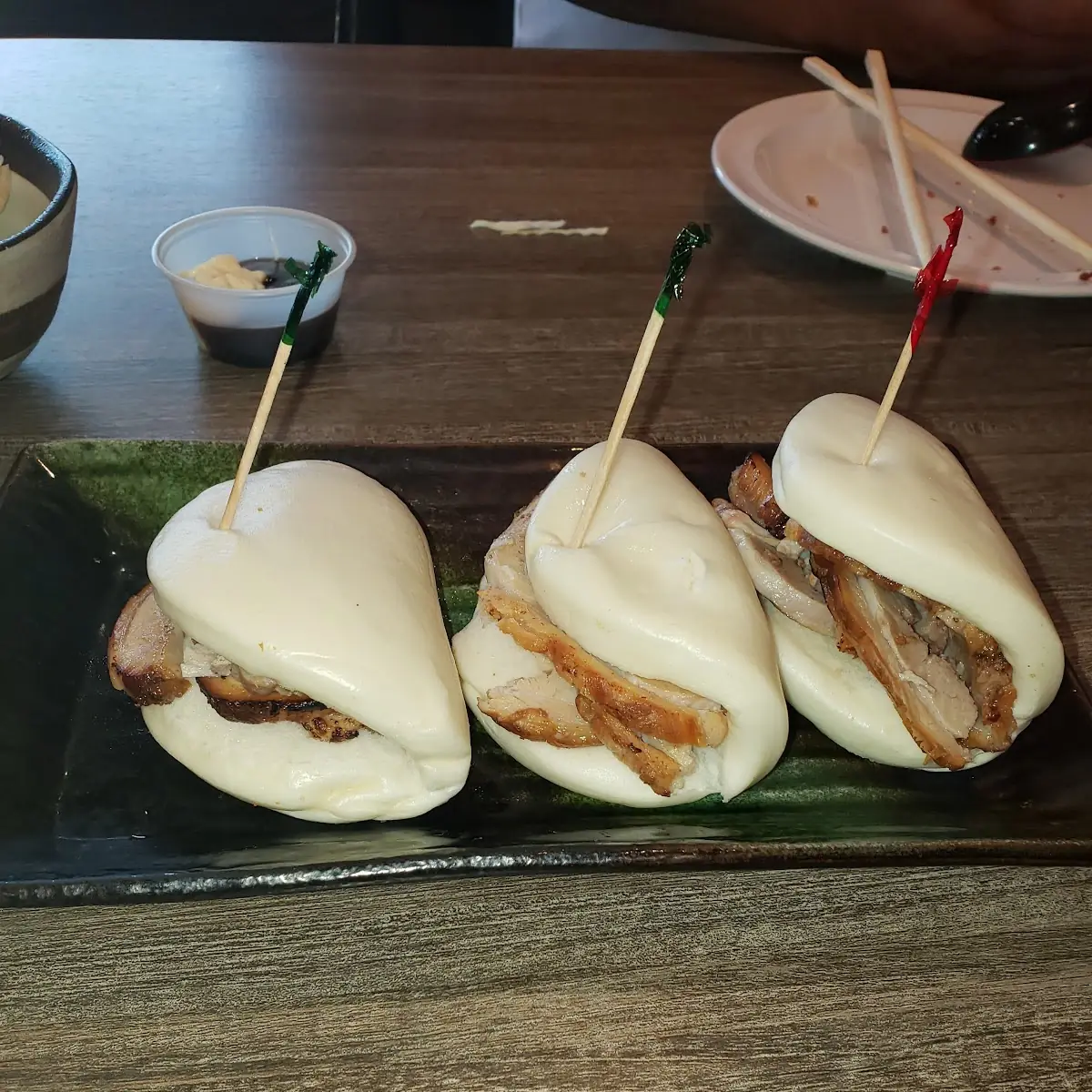 Steamed Buns with BBQ Pork Belly