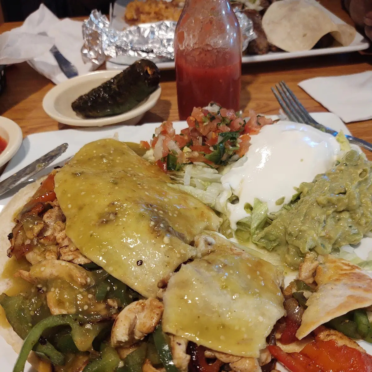 Fajita Quesadilla Verde