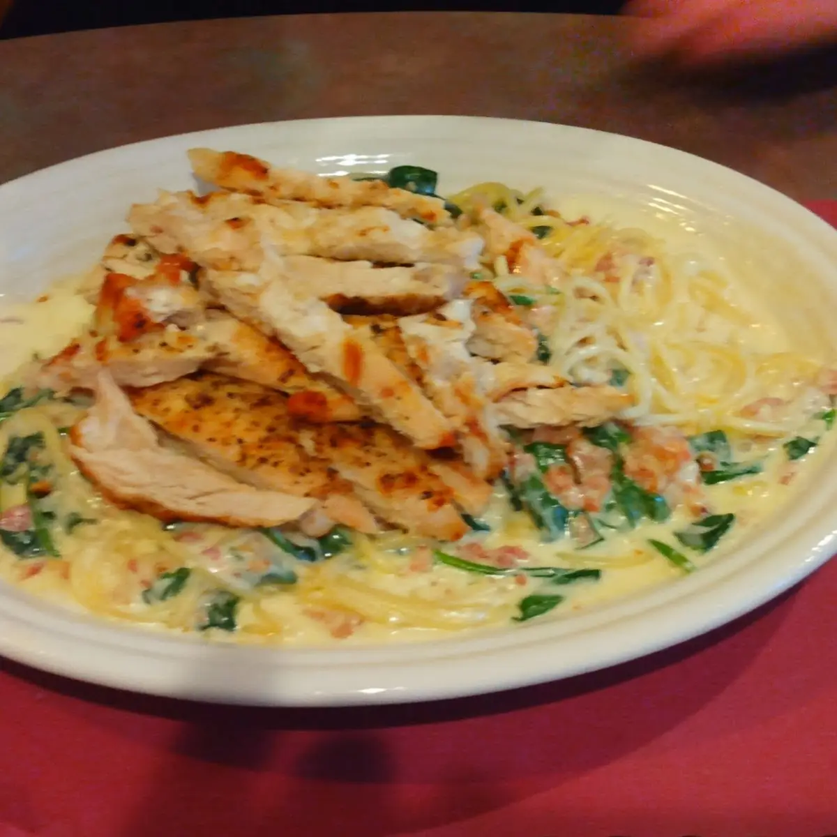 Asiago Chicken Pasta