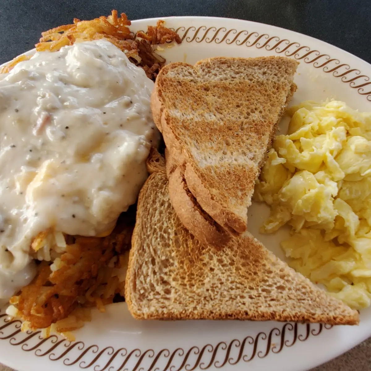 Two Biscuits & Gravy Two Eggs
