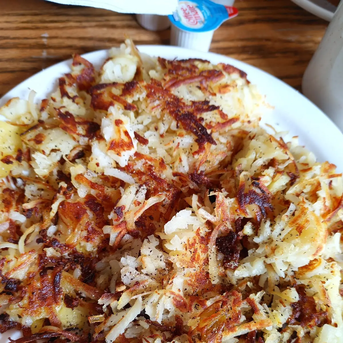 Hash Browns with Added Salt and Pepper