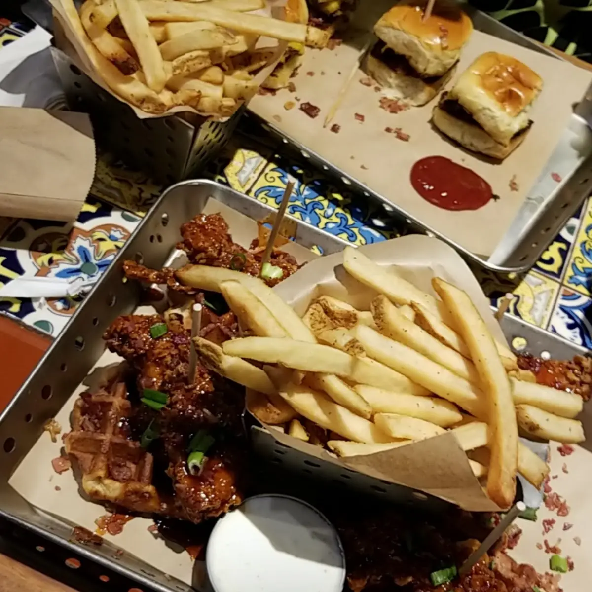 Honey Chipotle Chicken and Waffle