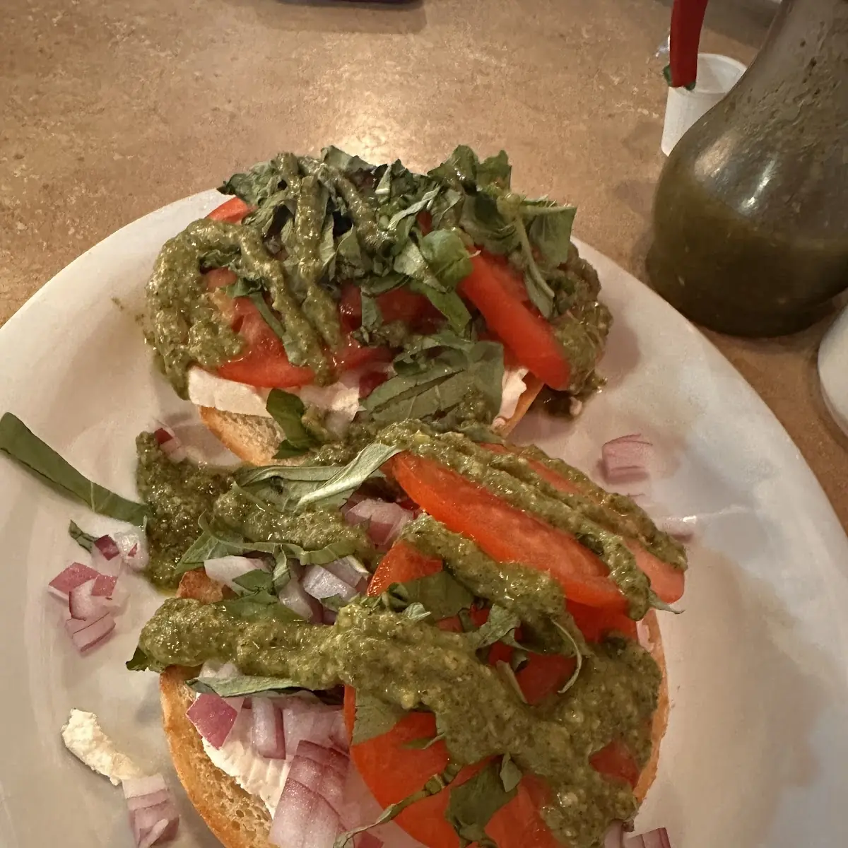 Pesto Bagel