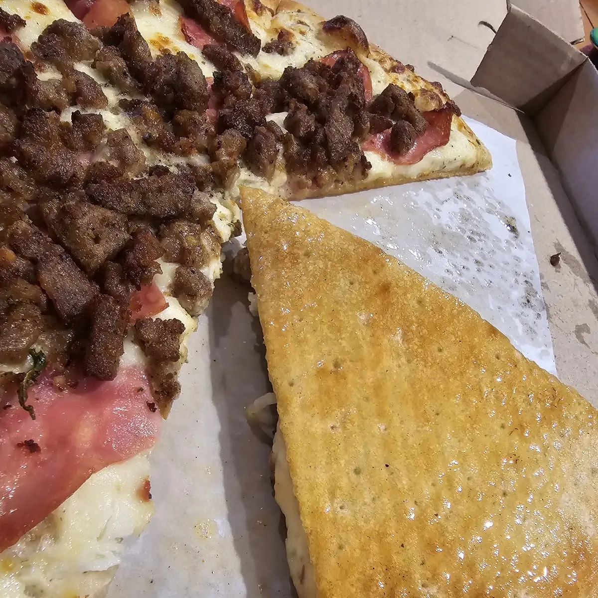 Greasy Sausage Pizza