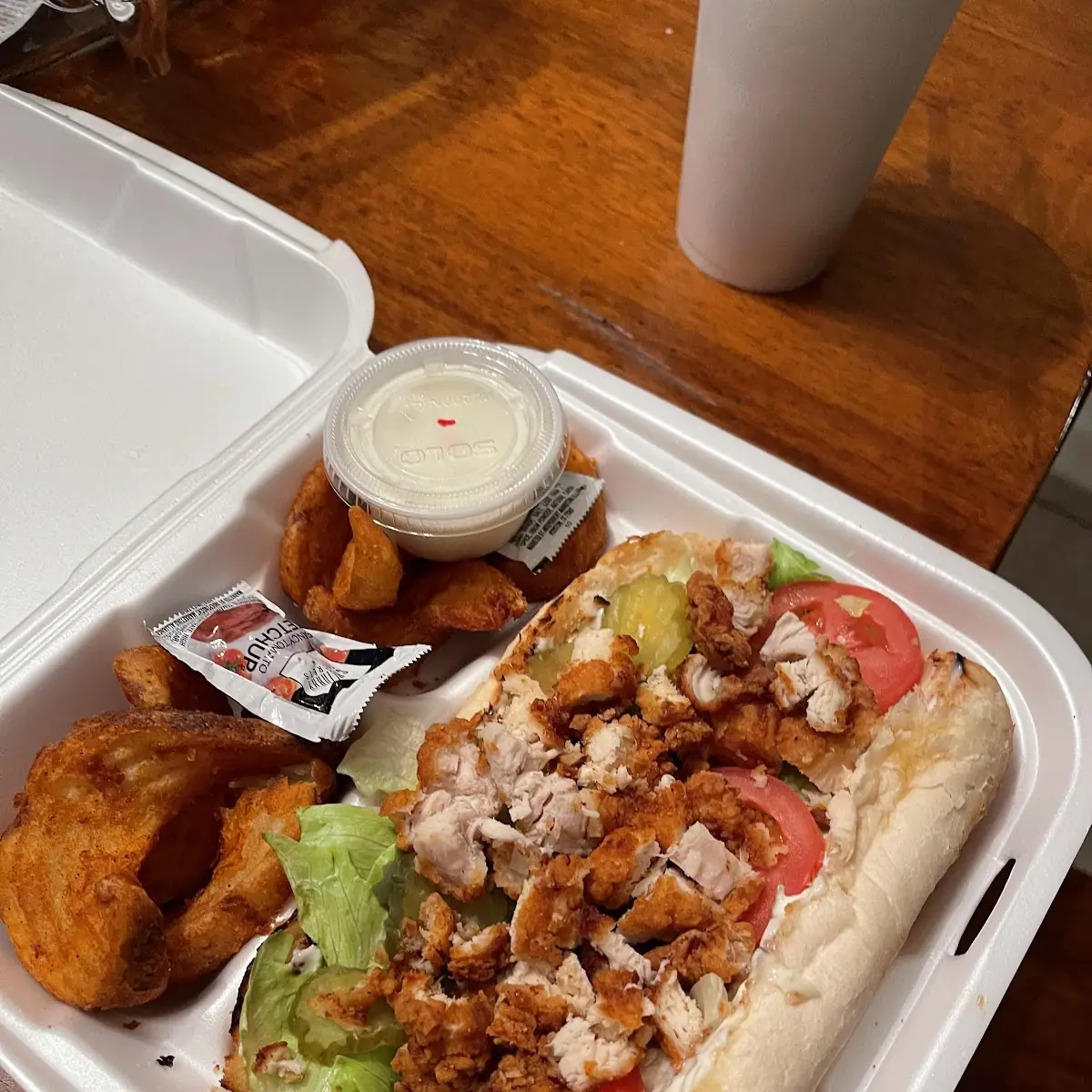 Fried Chicken PO Boy