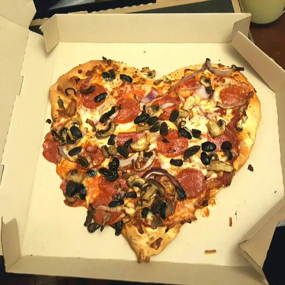 Heart Shaped Pizza
