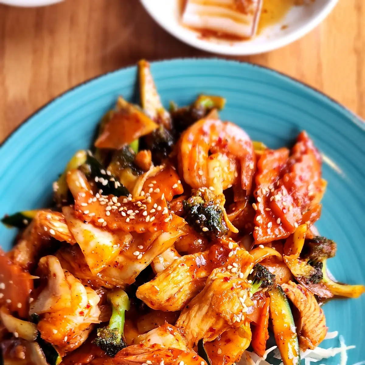 Spicy Chicken and Shrimp