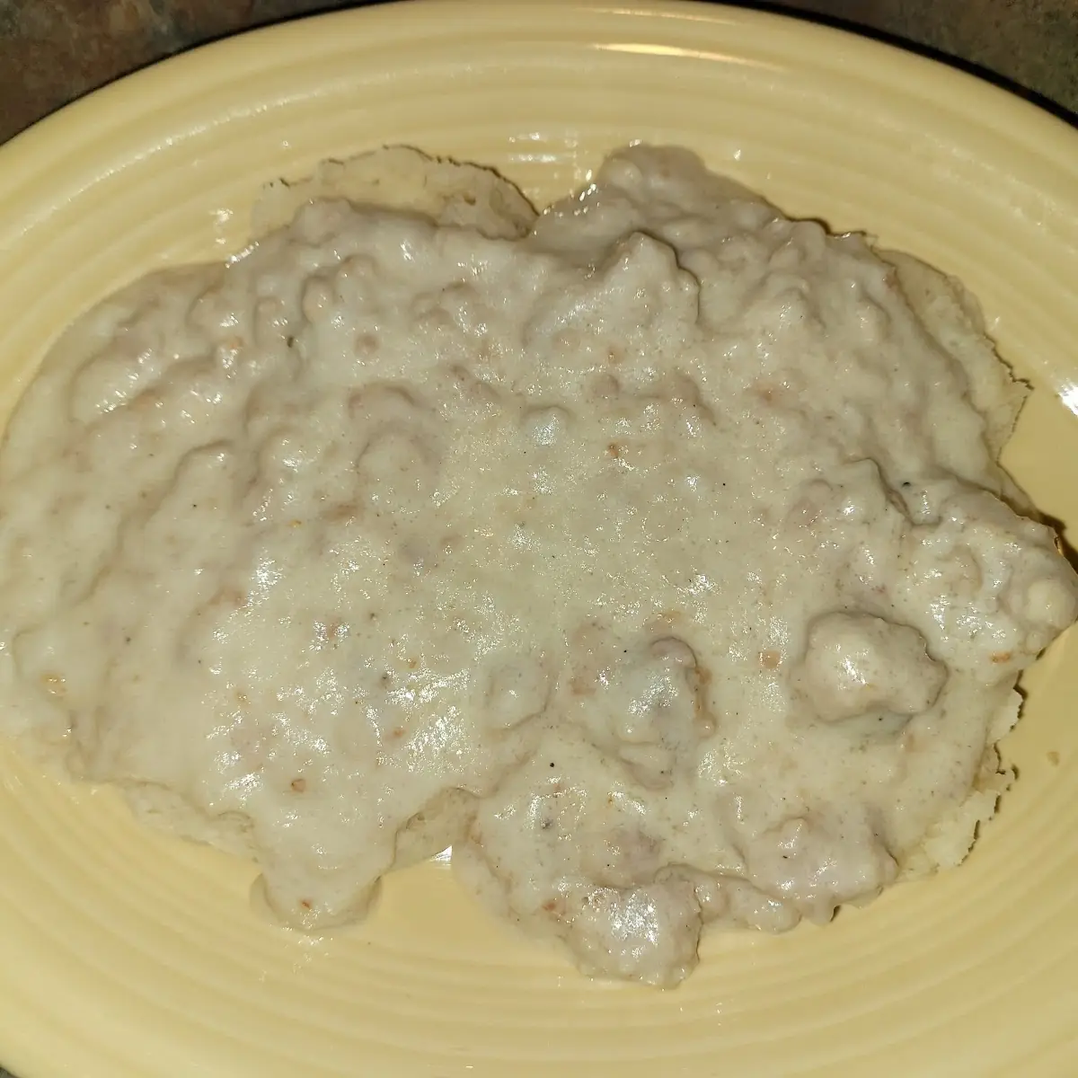 Sausage Gravy and Biscuits
