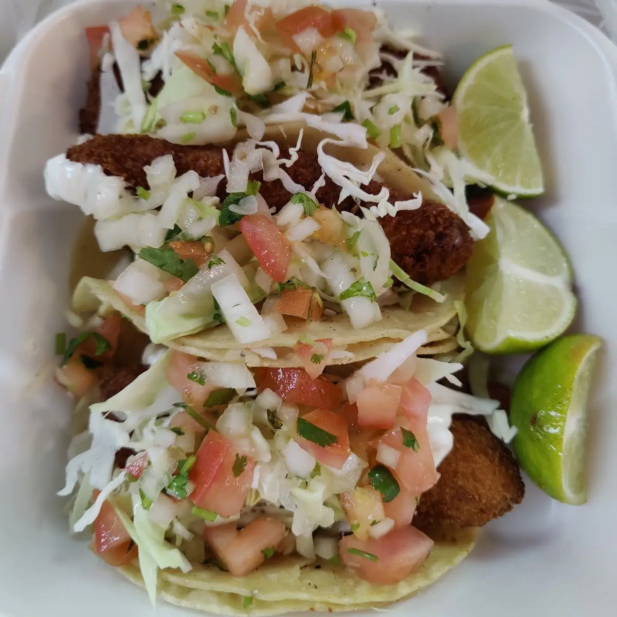 Fish Tacos and Shrimp Tacos