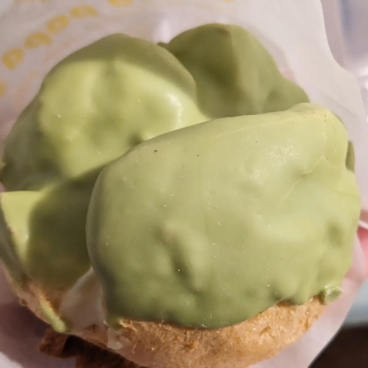 Green Tea Cream Puff