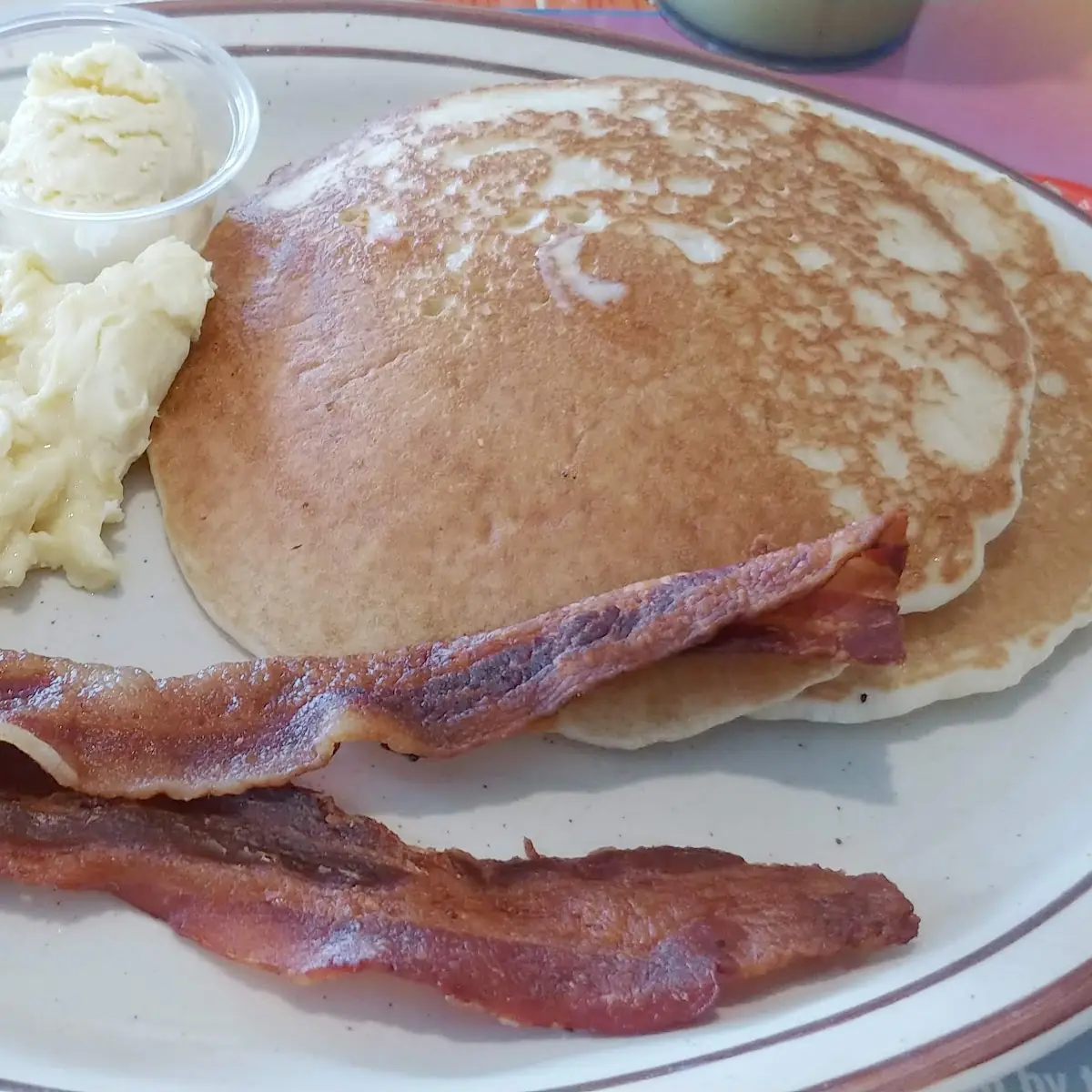 V I P Pancake Combo with Bacon