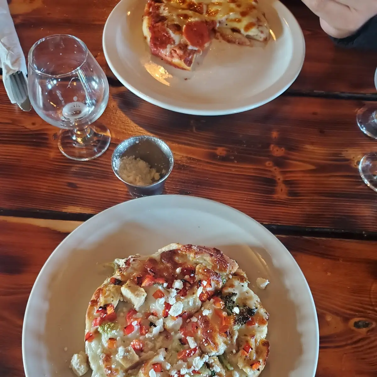 Chicken Alfredo Pizza