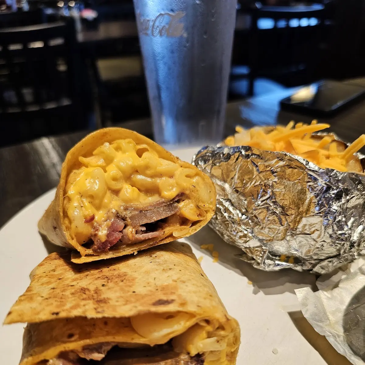 Brisket Mac & Cheese Wrap