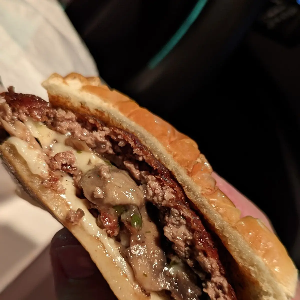 Mushroom and Swiss Burger