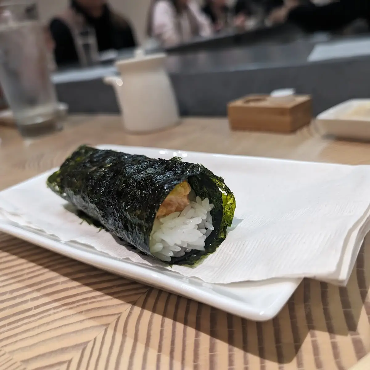 Spicy Salmon Hand Roll