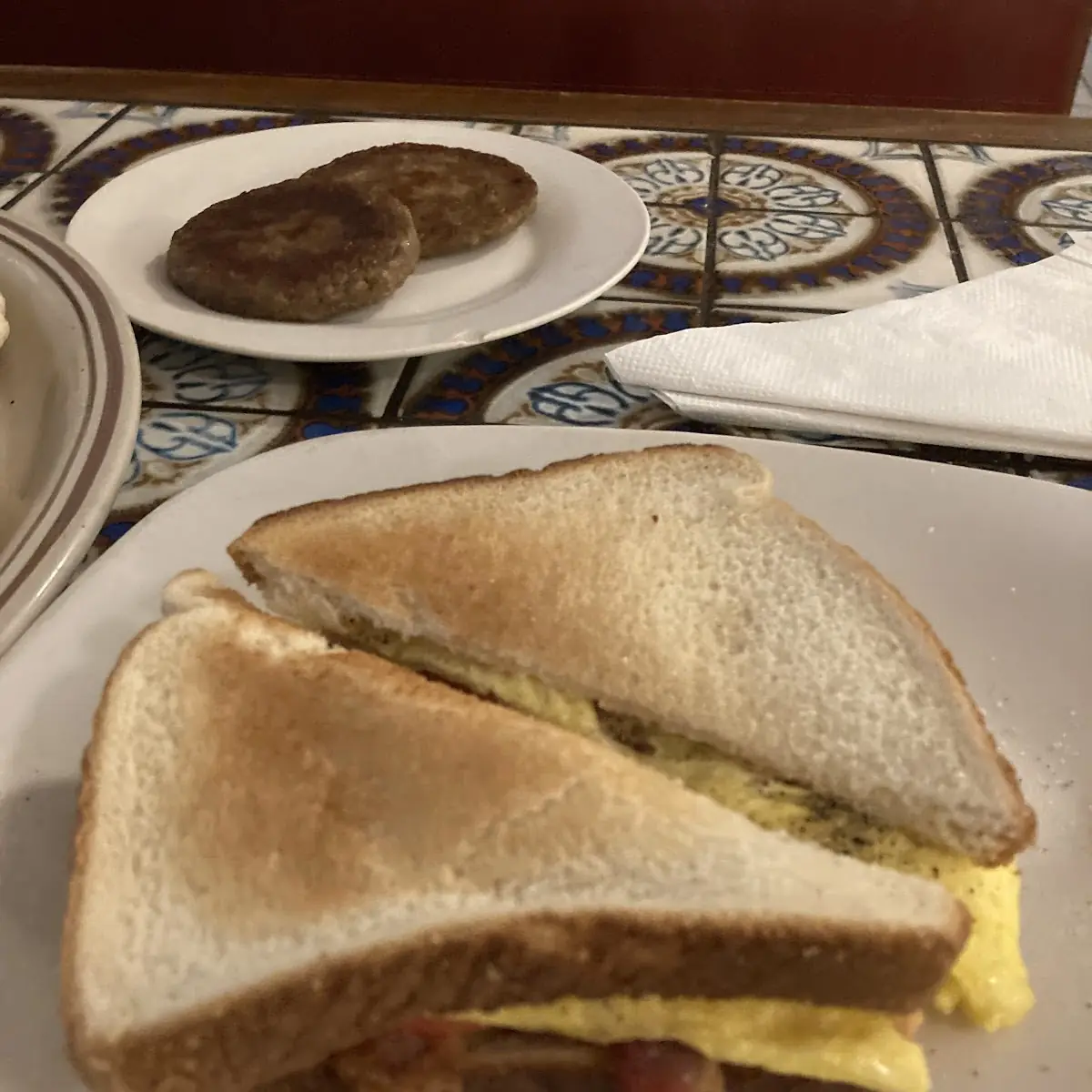 Bacon Egg and Tomato Sandwich