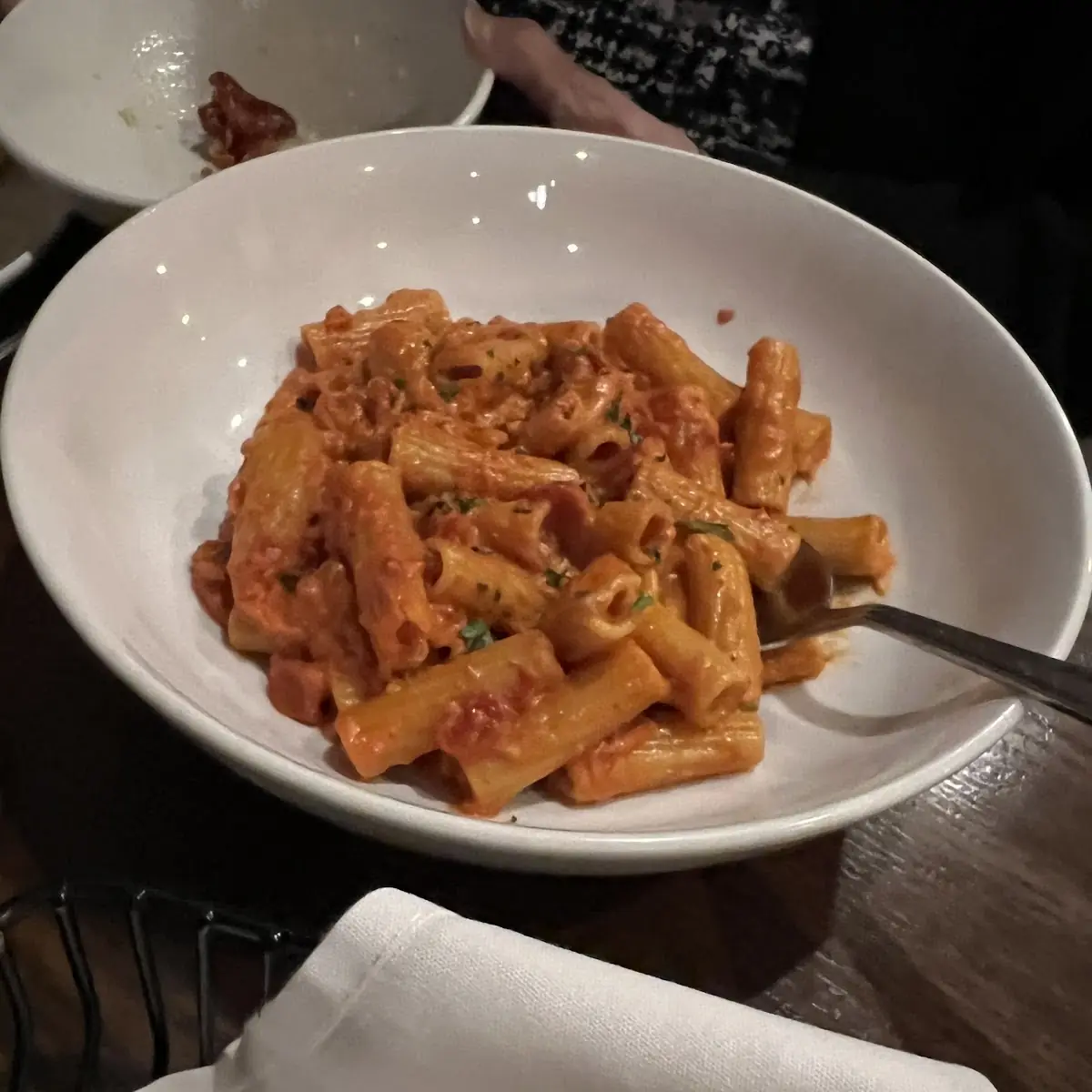 Rigatoni Pasta with Red Sauce
