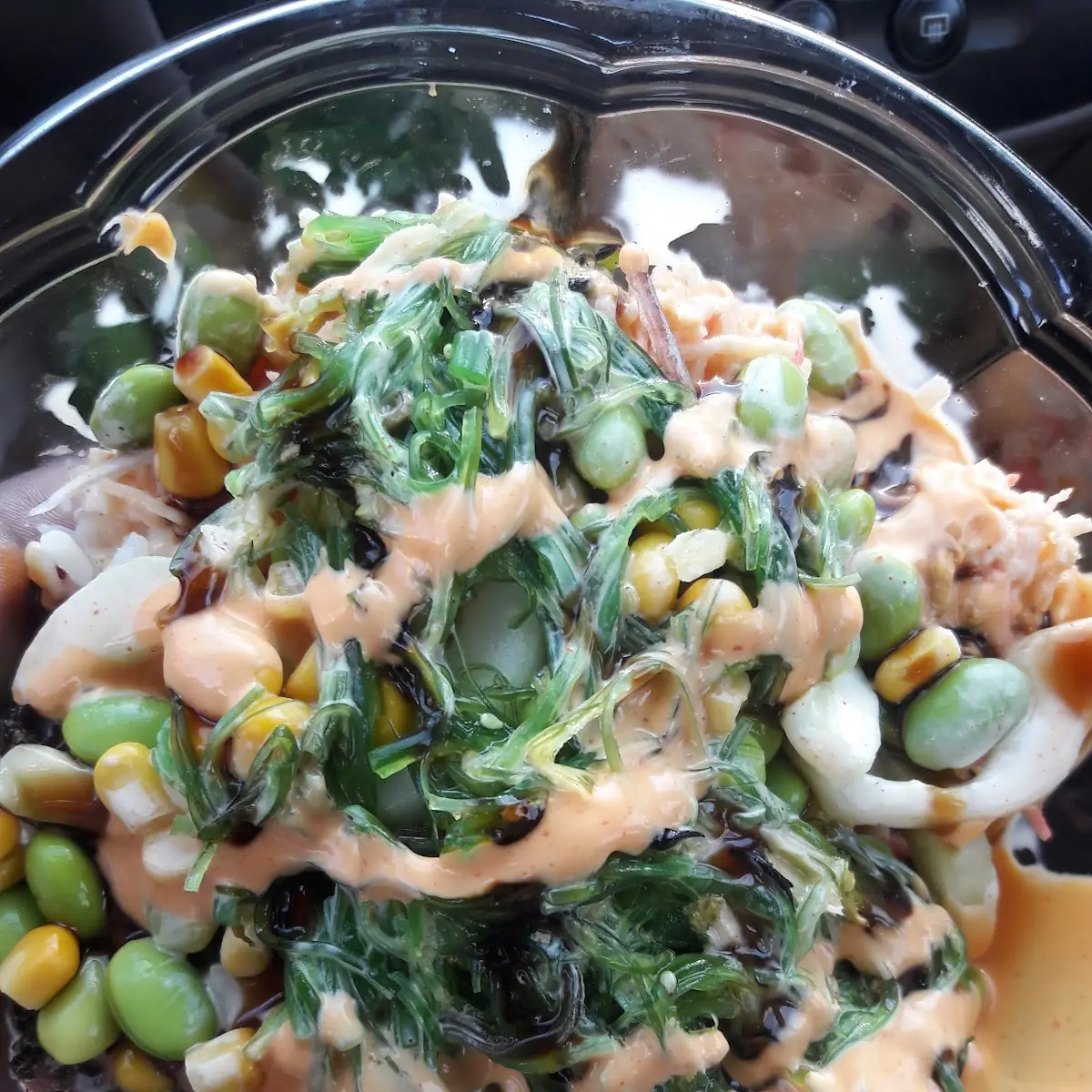 Seaweed Salad Sweet Corn Pineapple