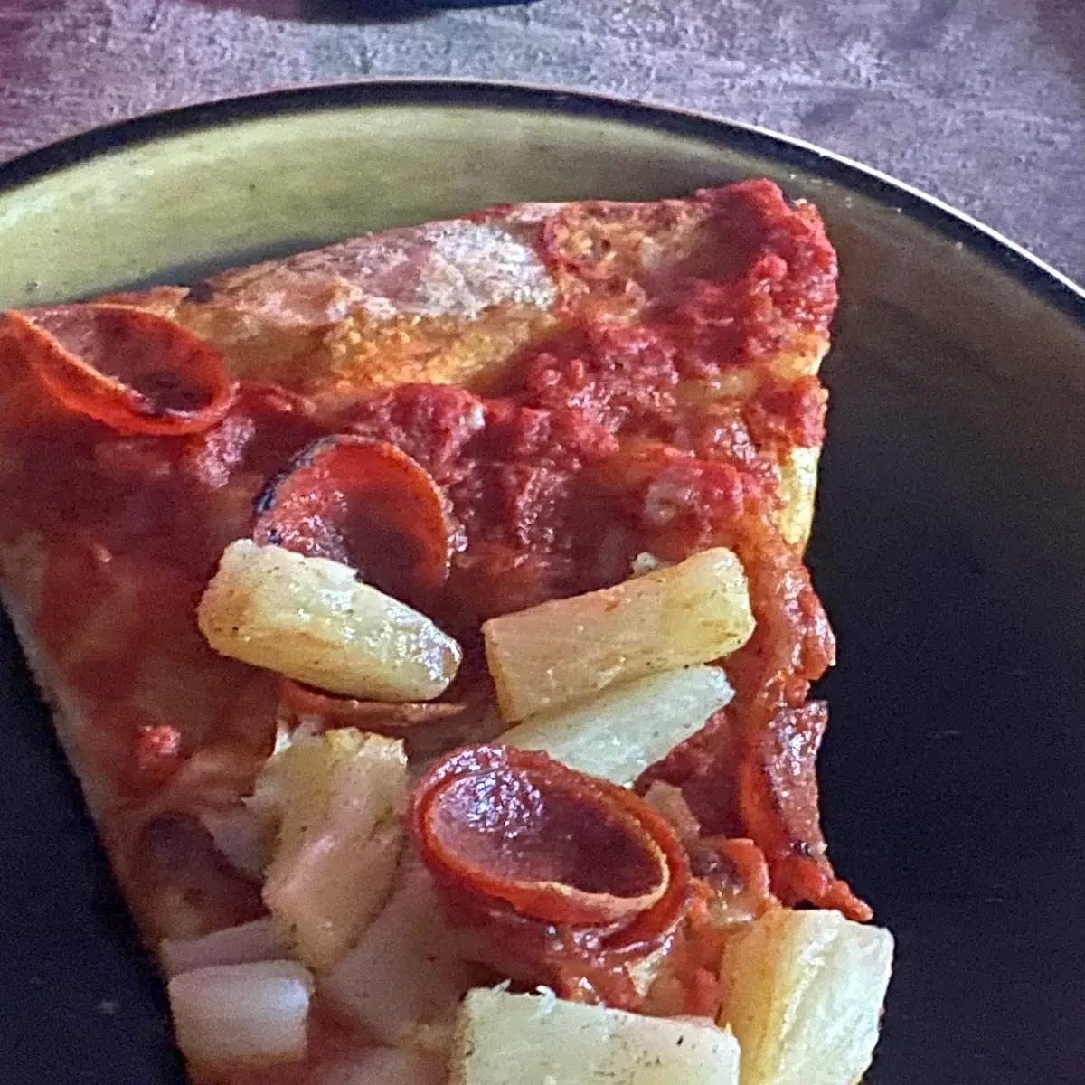 Pineapple Pepperoni Pizza