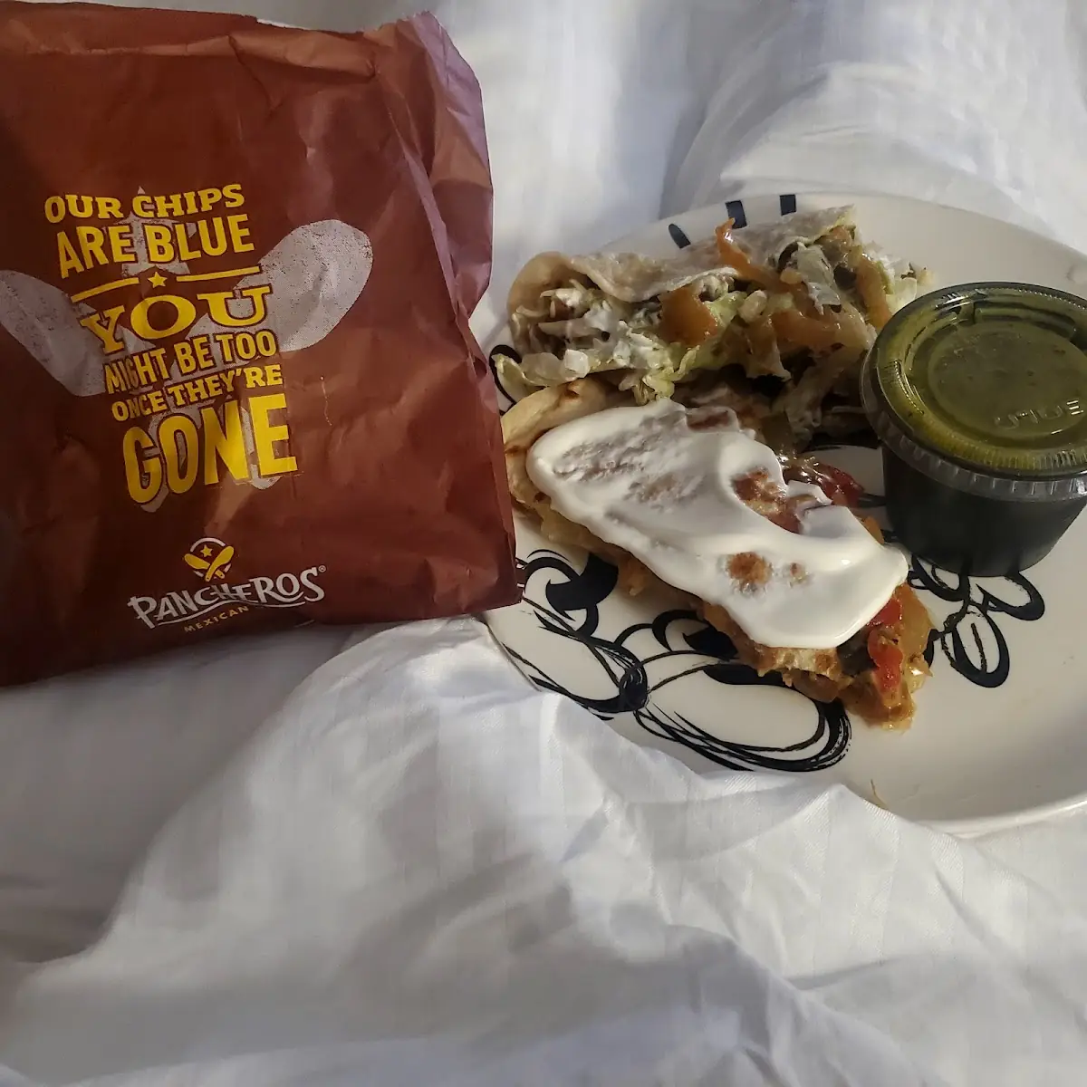 Blue Corn Chips Dip Steak Soft Taco Chicken Enchilada
