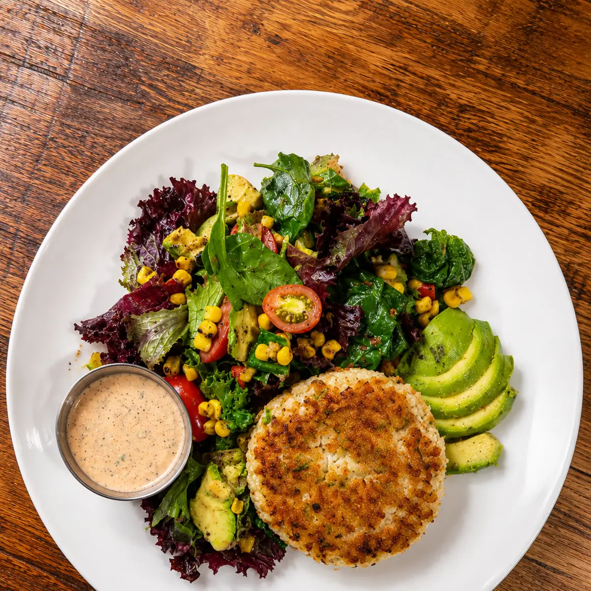 New Crab Cake Salad