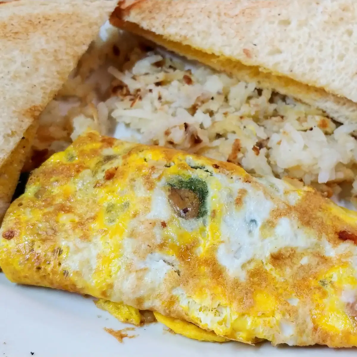 Cheese and Mushroom Omelette