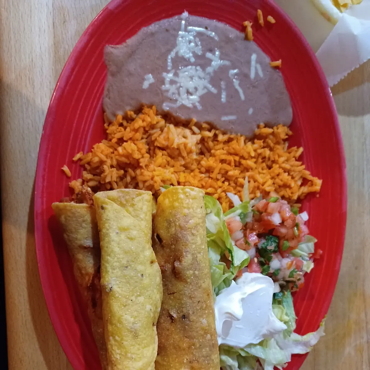 Flautas Plate