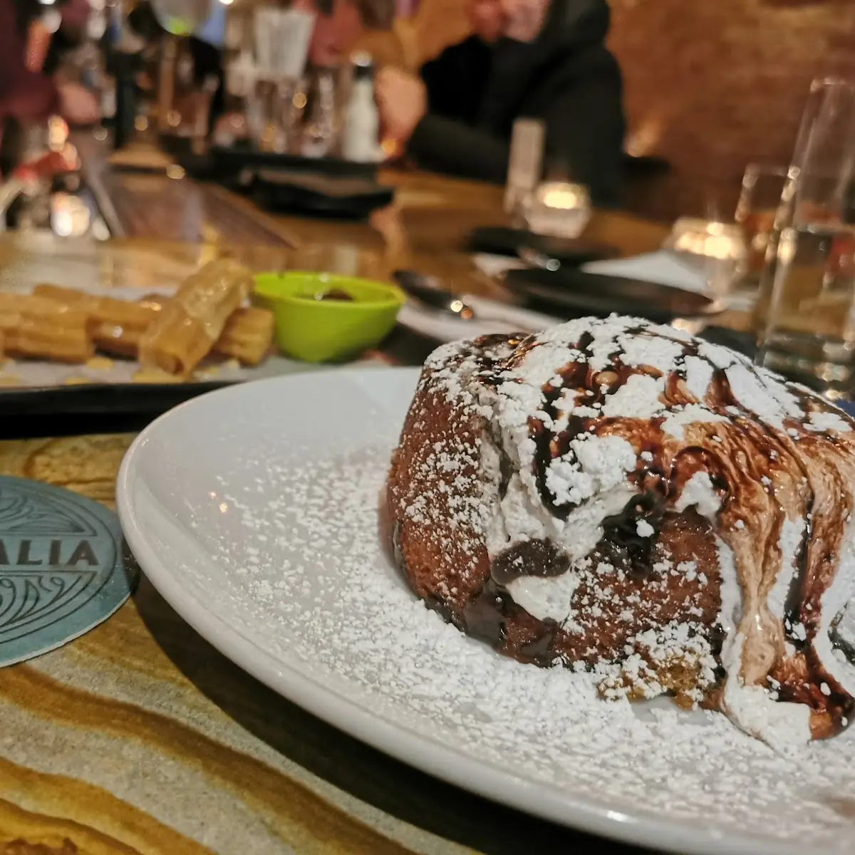 Smores Chocolate Lava Cake