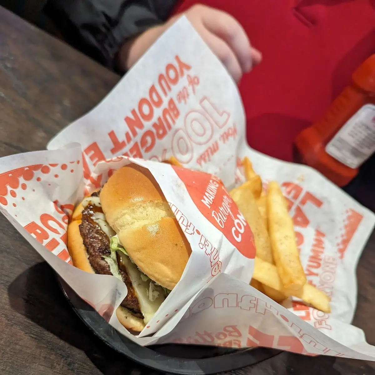 Monster Burger and Fries
