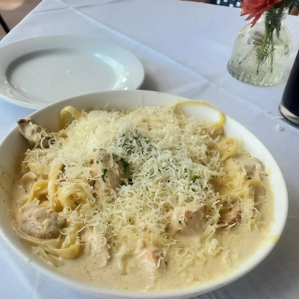 Fettuccine Alfredo with Chicken