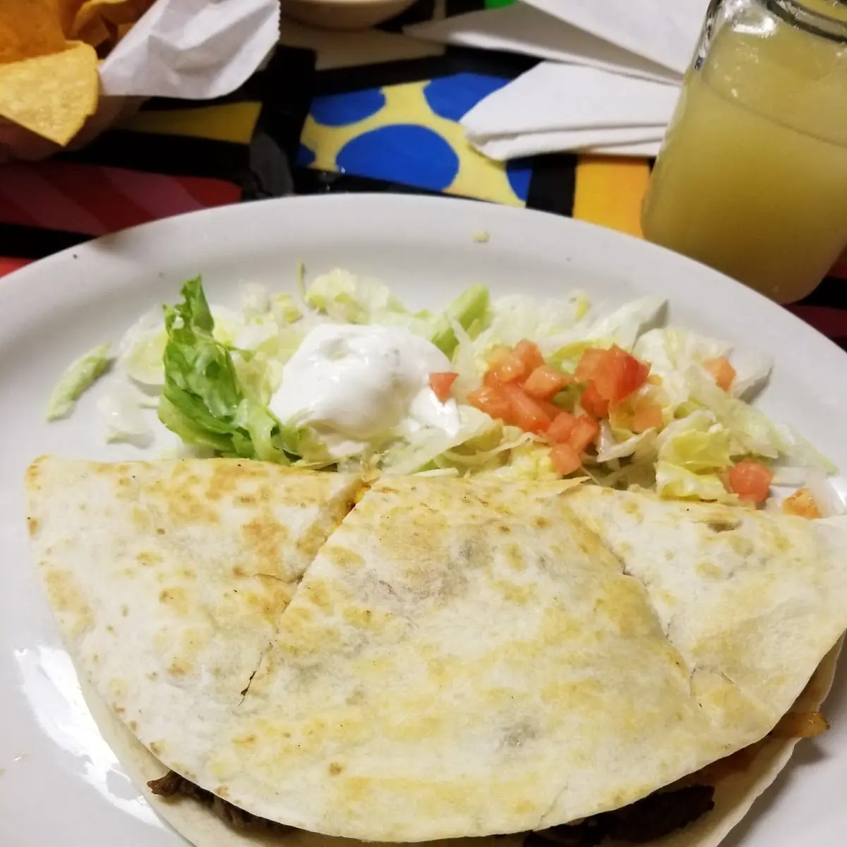 Quesadilla Plate