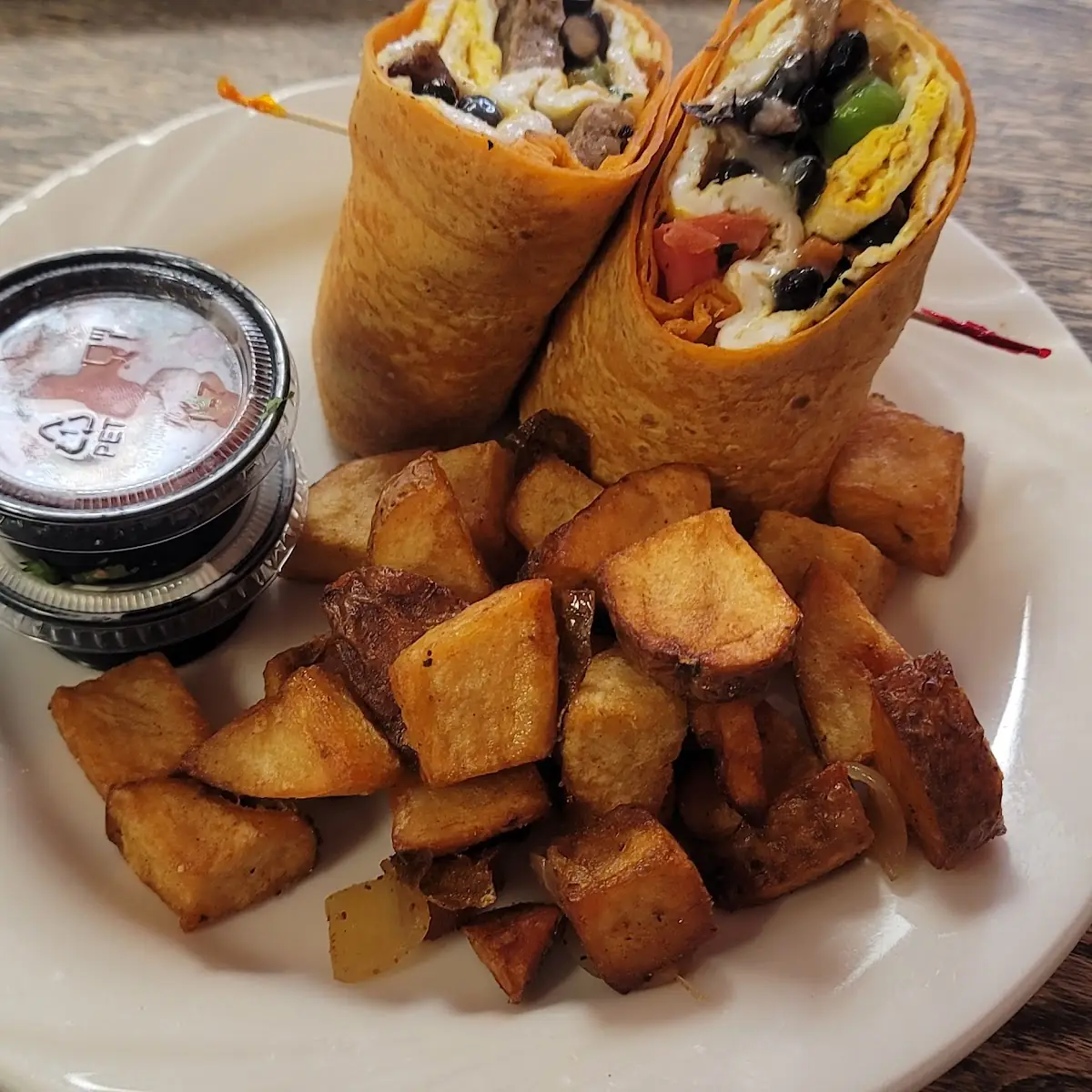 Black Bean and Cheese Burrito