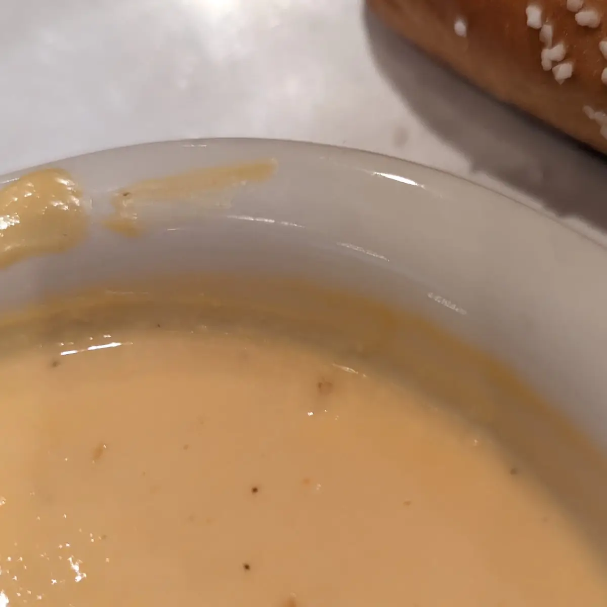 Pretzel Sticks with Cheese Sauce