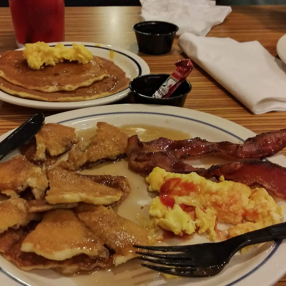 Jr Cupcake Pancake Combo