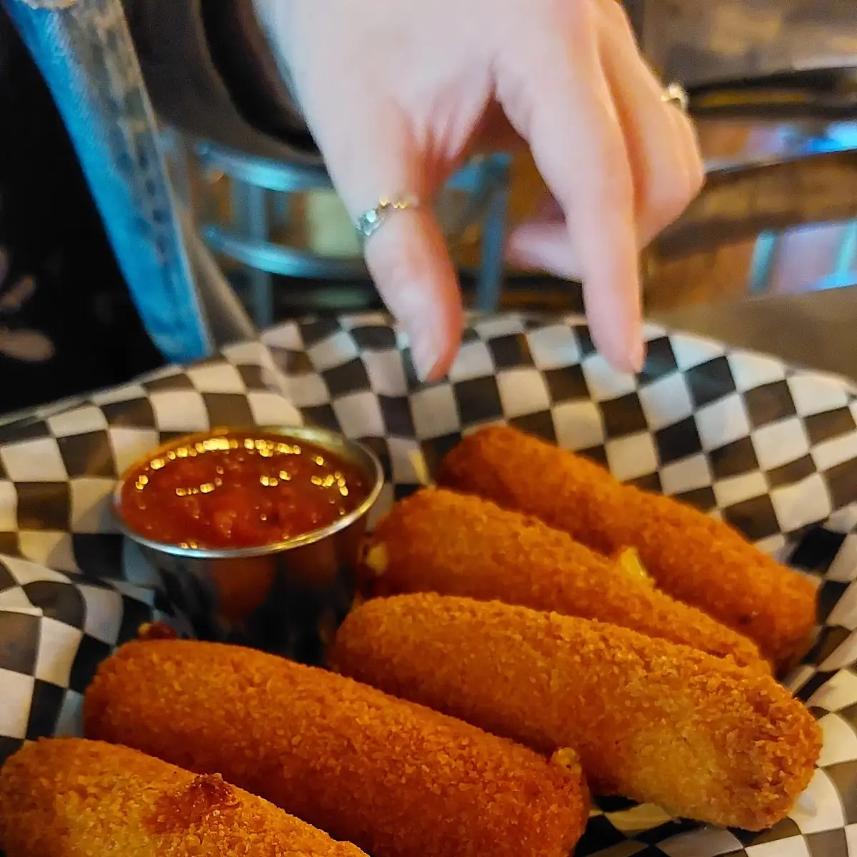 Hand Made Mozzarella Sticks