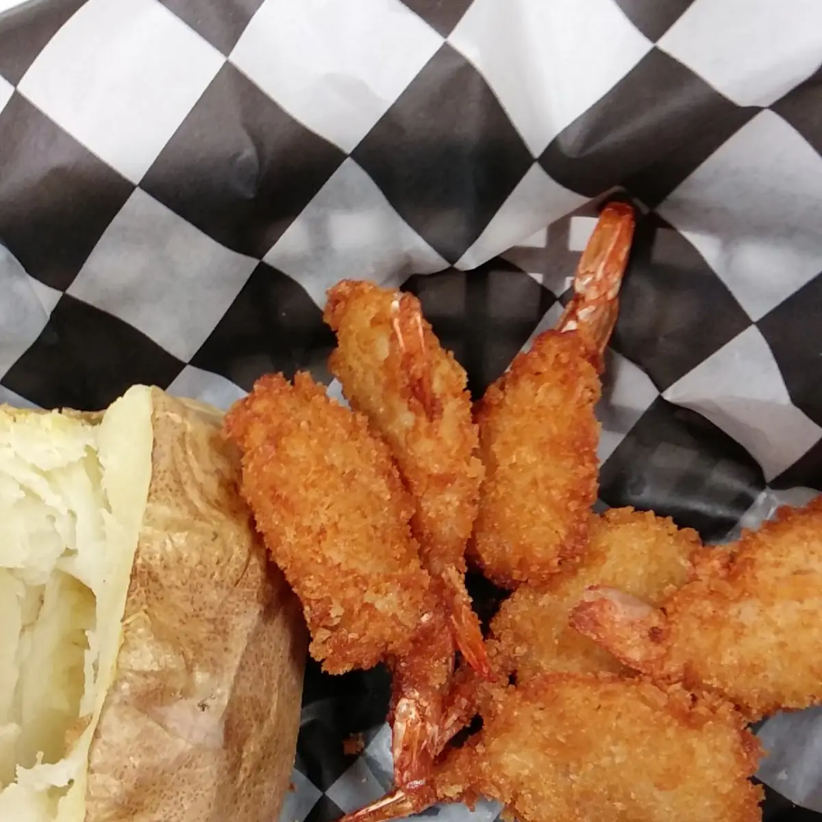 Hash Brown Shrimp