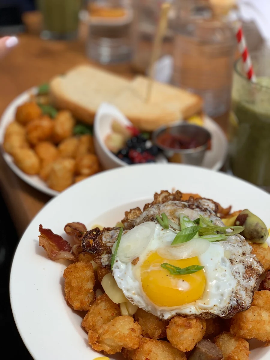 Breakfast Poutine with Bacon, Vic Social