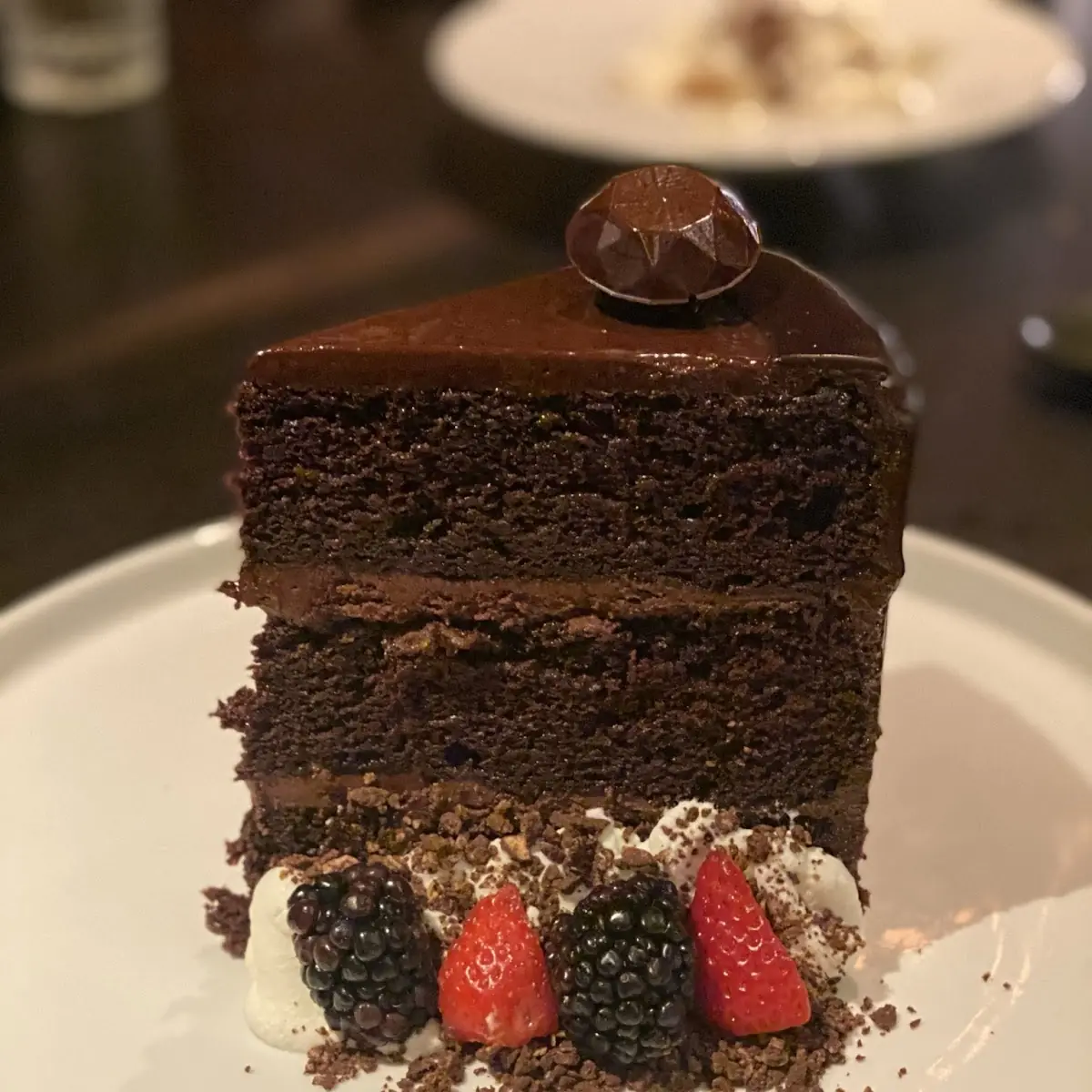 Triple Layer Chocolate Cake