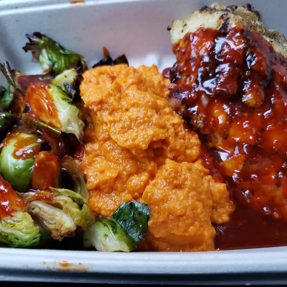 Grilled Chicken Sweet Potatoes