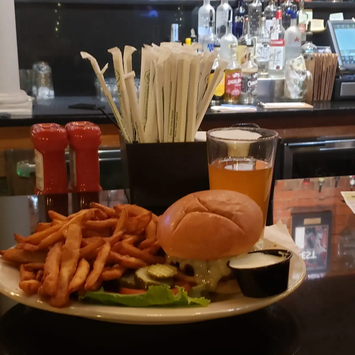 Mushroom Swiss Burger