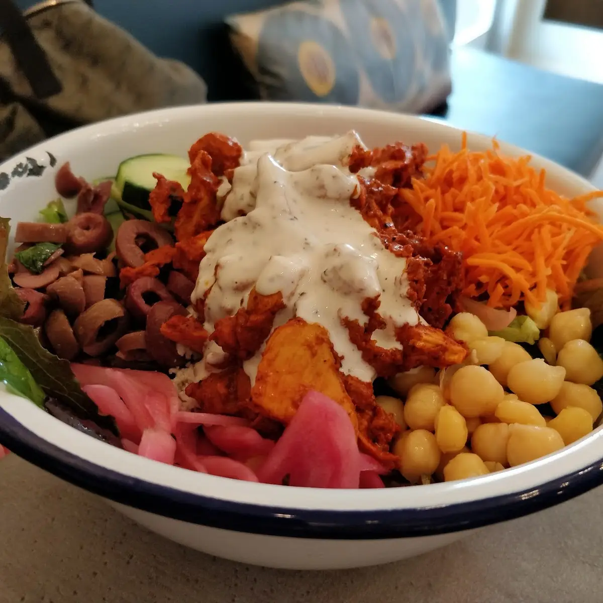 Red Chili Chicken Salad dd