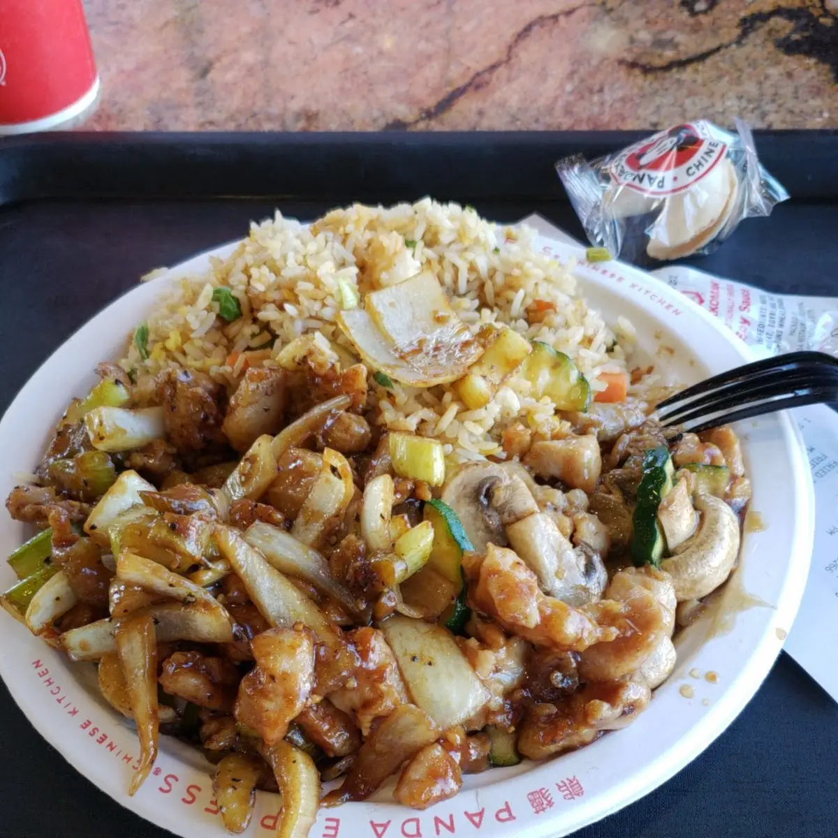 Mushroom Chicken and Black Pepper Chicken