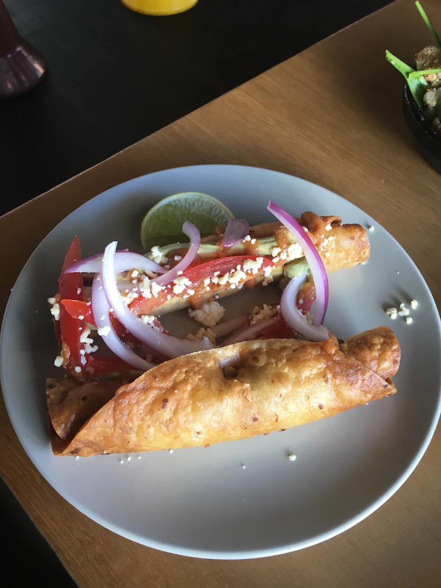Spicy Duck Taquitos, La Cholita