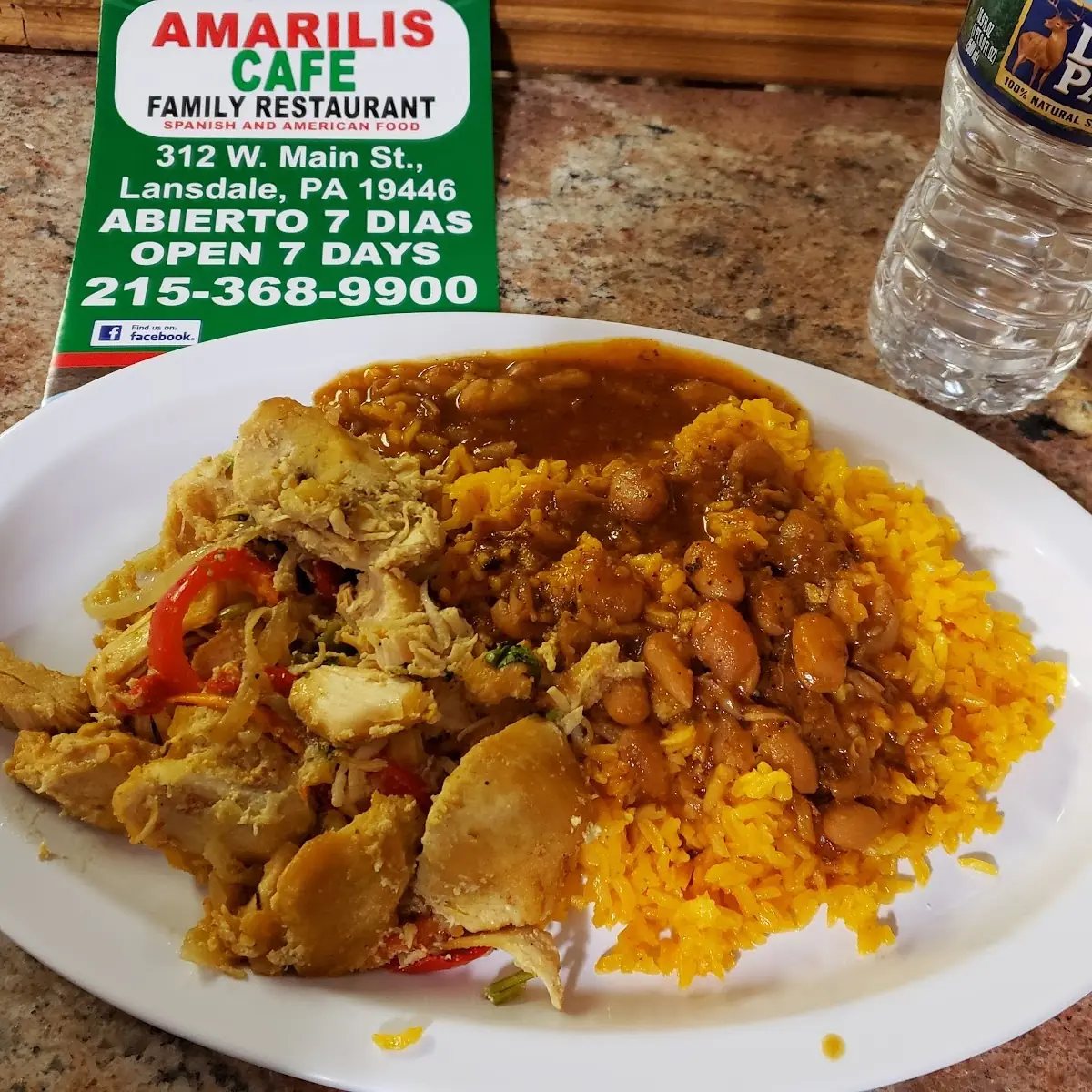 Stewed Chicken w Rice and Beans