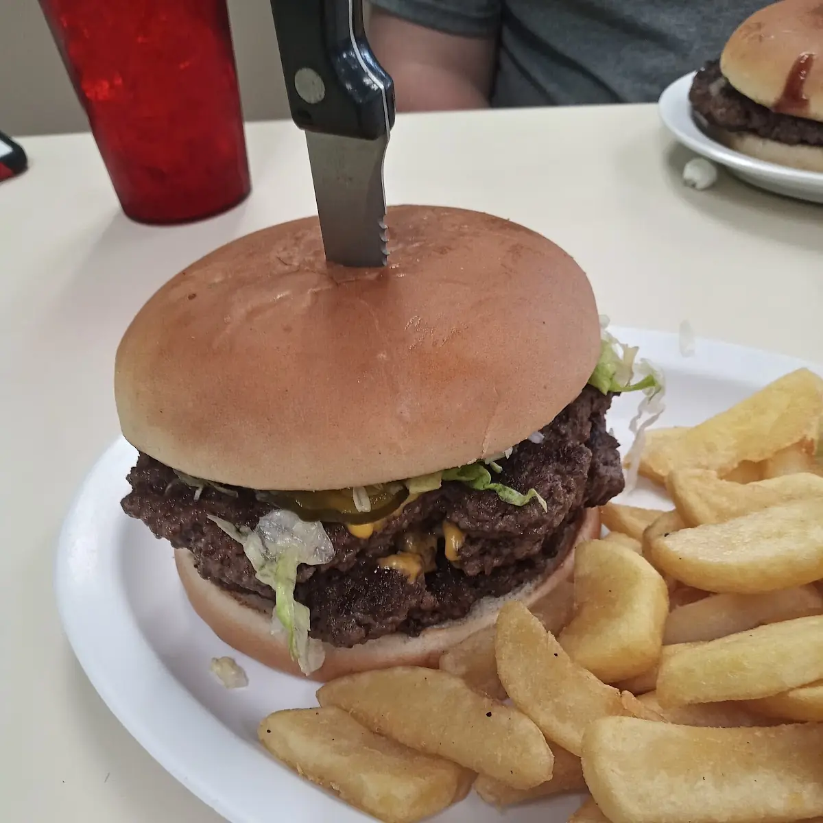 Triple Cheeseburger