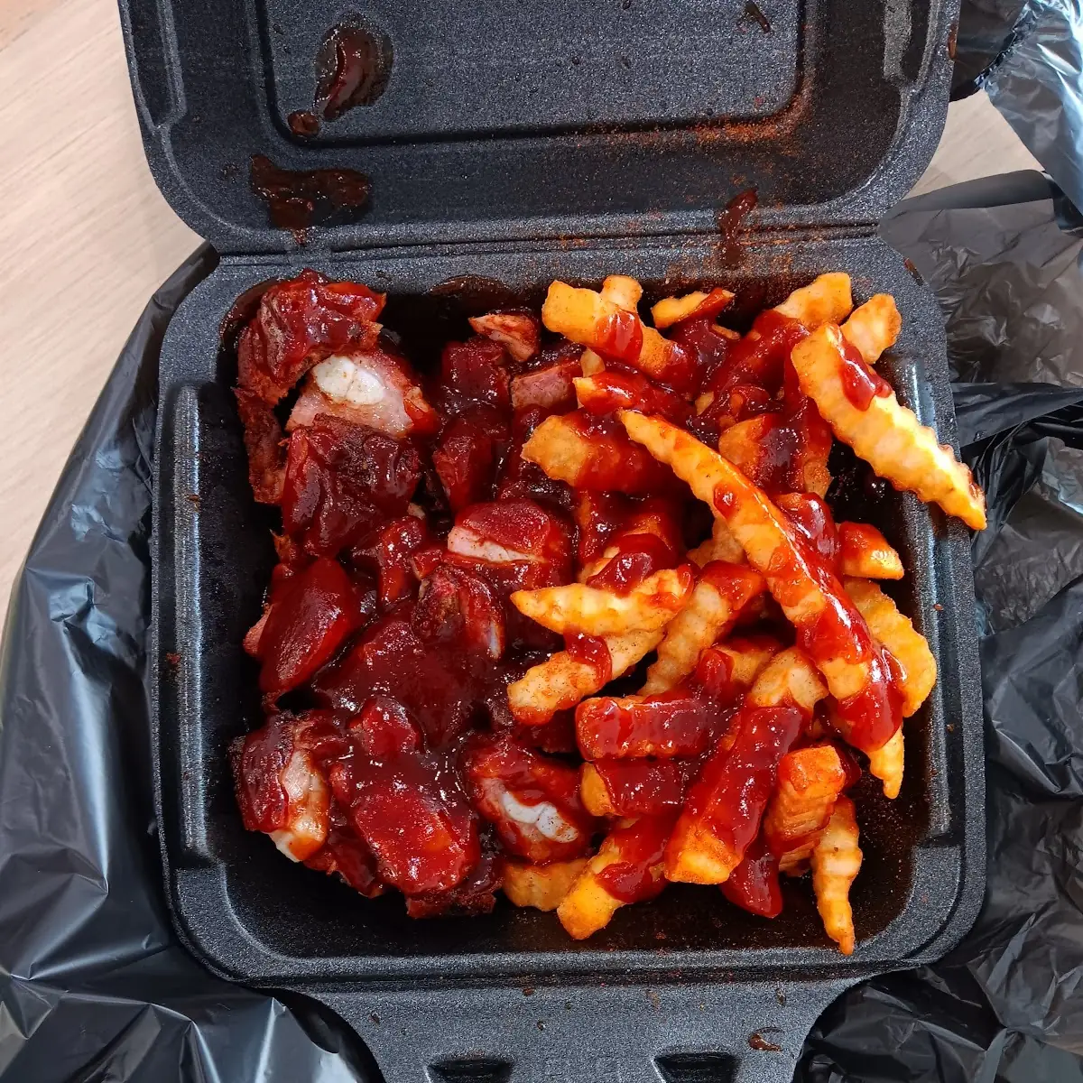 Rib Tips and Fries