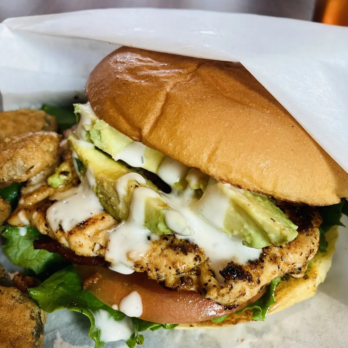 Bavocado Grilled Chicken Sandwich