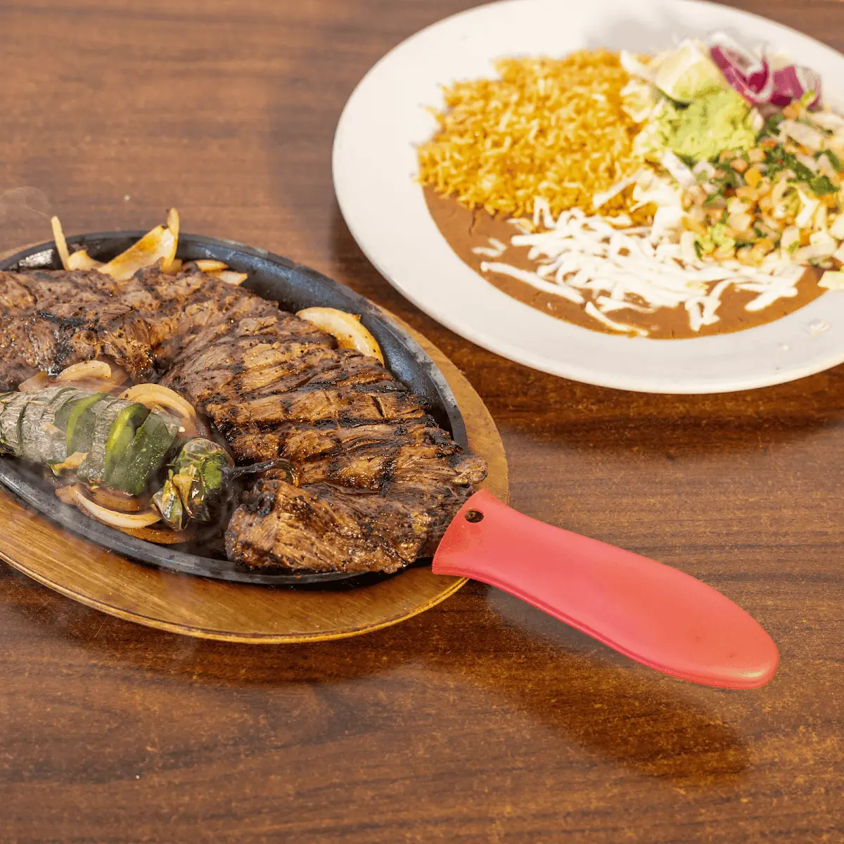 Rib Eye Steak & Camarones