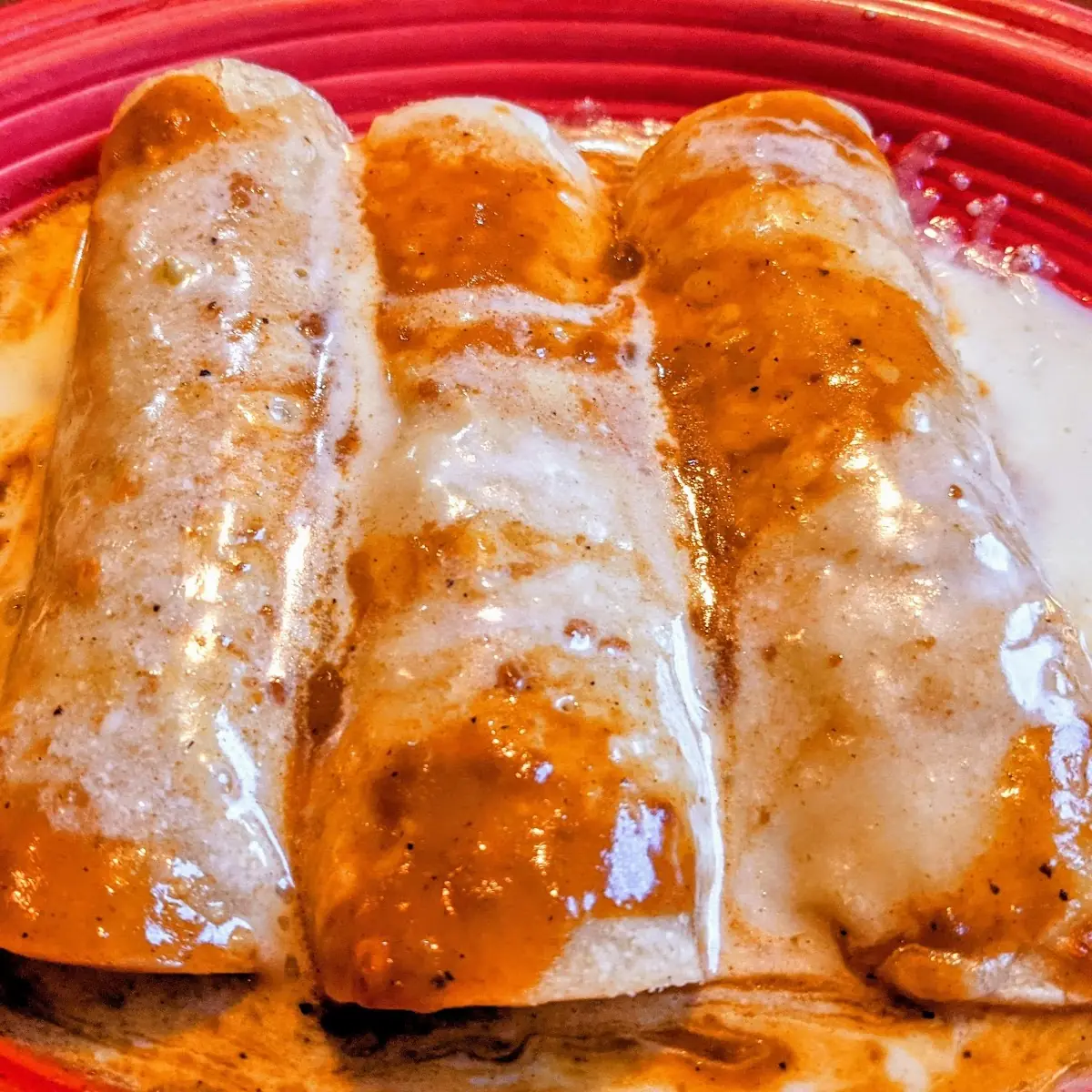 Ground Beef Enchiladas with Queso